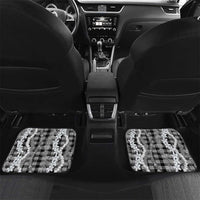 Hawaiian Ohia Lehua Lei Car Mats Plaid Palaka Eleele Pattern - Polynesian Pride
