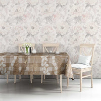 Hawaiian Ohia Lehua Lei Tablecloth Plaid Palaka Kalaihaahaa Pattern - Polynesian Pride