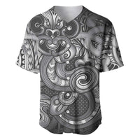 Aotearoa Maori Hei Tiki Baseball Jersey Kiwikiwi Kowhaiwhai Puhoro Motif