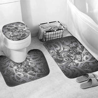 Aotearoa Maori Hei Tiki Bathroom Set Kiwikiwi Kowhaiwhai Puhoro Motif