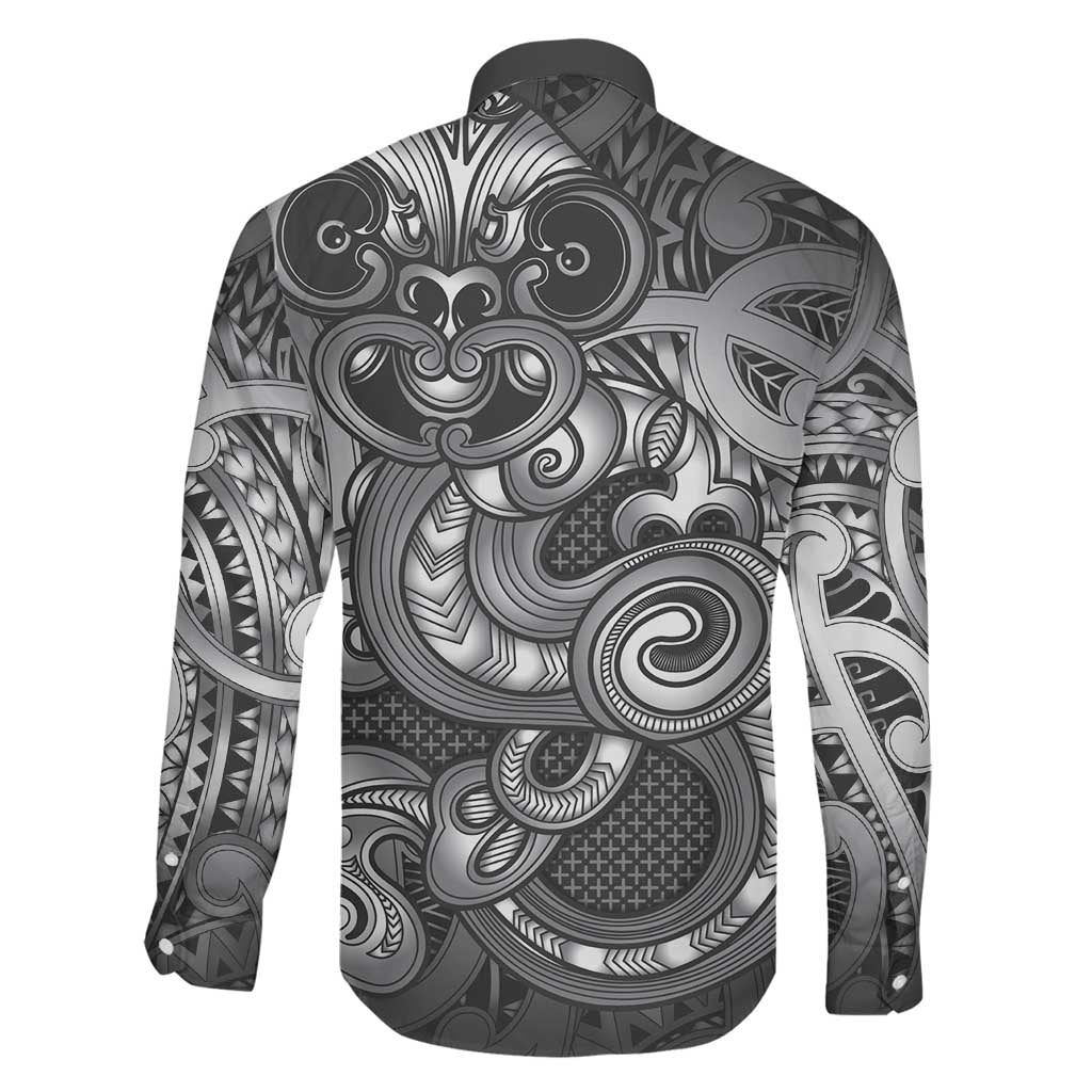Aotearoa Maori Hei Tiki Family Matching Mermaid Dress and Hawaiian Shirt Kiwikiwi Kowhaiwhai Puhoro Motif LT9 - Polynesian Pride
