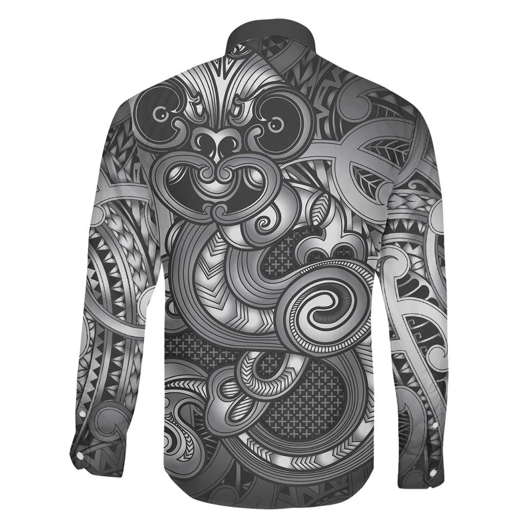 Aotearoa Maori Hei Tiki Family Matching Summer Maxi Dress and Hawaiian Shirt Kiwikiwi Kowhaiwhai Puhoro Motif LT9 - Polynesian Pride
