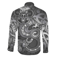 Aotearoa Maori Hei Tiki Family Matching Summer Maxi Dress and Hawaiian Shirt Kiwikiwi Kowhaiwhai Puhoro Motif LT9 - Polynesian Pride