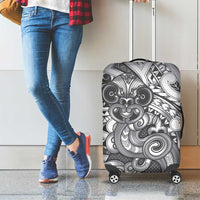 Aotearoa Maori Hei Tiki Luggage Cover Kiwikiwi Kowhaiwhai Puhoro Motif