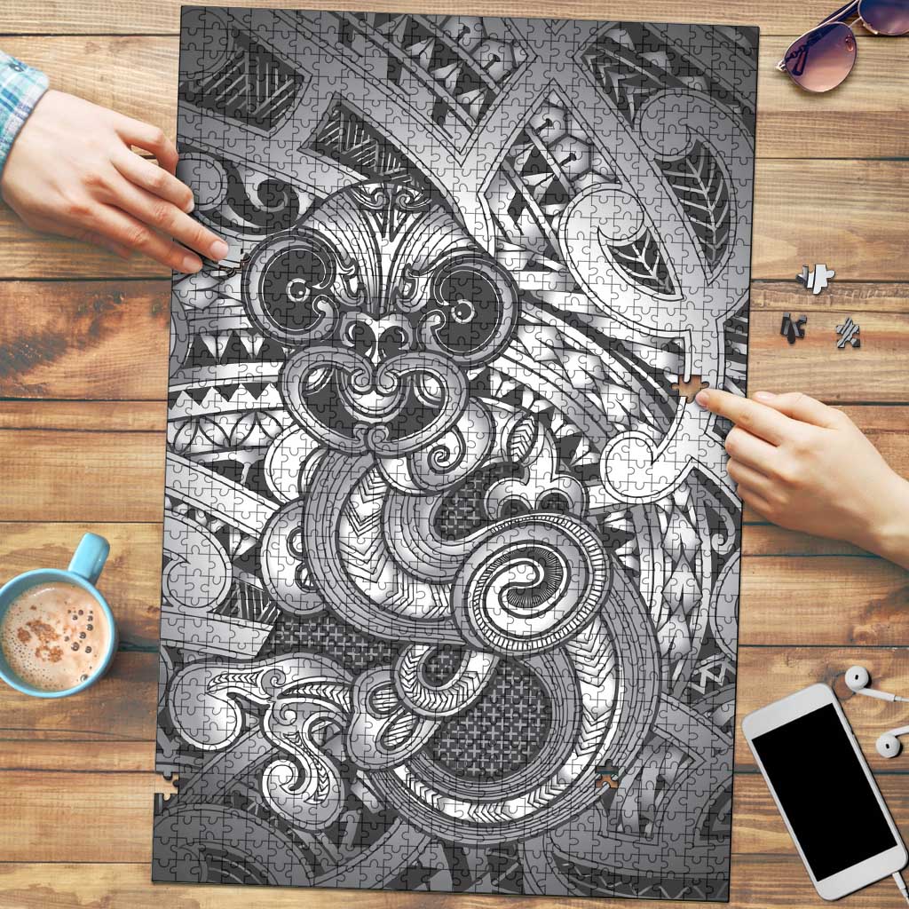 Aotearoa Maori Hei Tiki Puzzle Kiwikiwi Kowhaiwhai Puhoro Motif