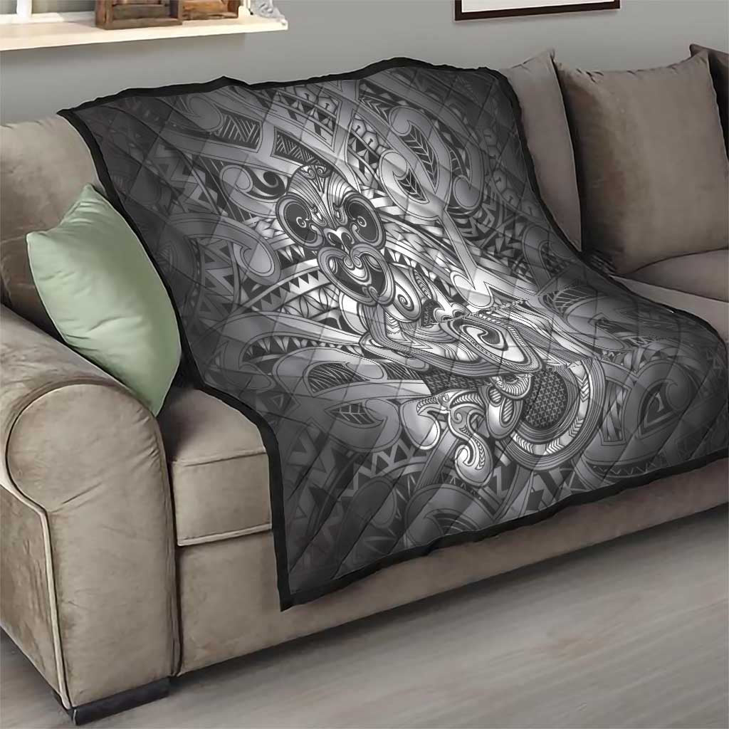 Aotearoa Maori Hei Tiki Quilt Kiwikiwi Kowhaiwhai Puhoro Motif