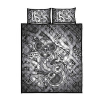 Aotearoa Maori Hei Tiki Quilt Bed Set Kiwikiwi Kowhaiwhai Puhoro Motif