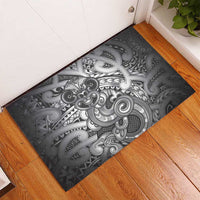 Aotearoa Maori Hei Tiki Rubber Doormat Kiwikiwi Kowhaiwhai Puhoro Motif