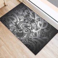 Aotearoa Maori Hei Tiki Rubber Doormat Kiwikiwi Kowhaiwhai Puhoro Motif