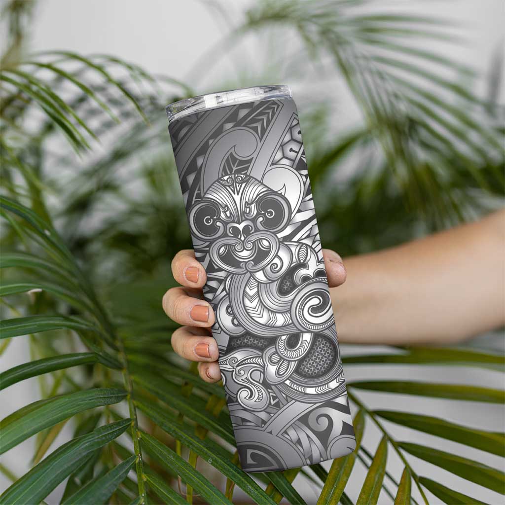 Aotearoa Maori Hei Tiki Skinny Tumbler Kiwikiwi Kowhaiwhai Puhoro Motif LT9 - Polynesian Pride