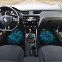Aotearoa Maori Hei Tiki Car Mats Kikorangi Kowhaiwhai Puhoro Motif