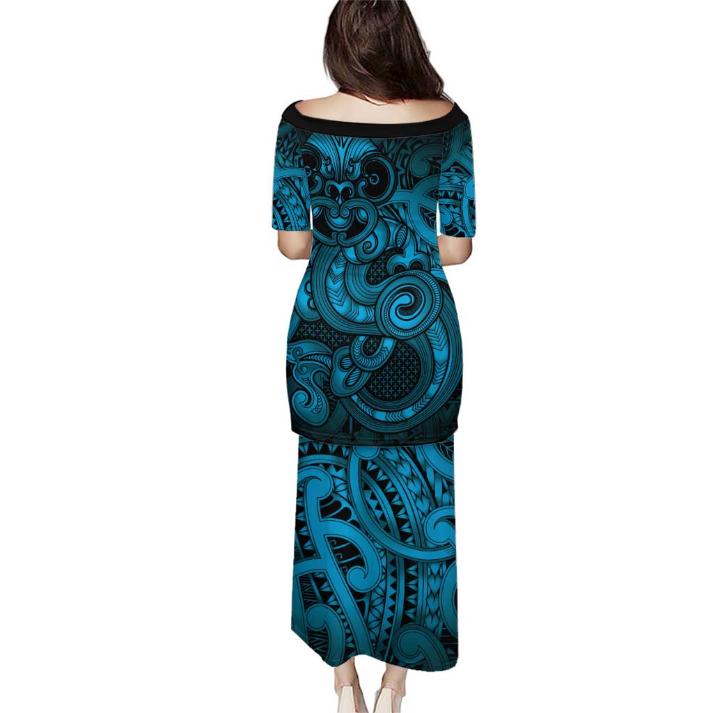Aotearoa Maori Hei Tiki Puletasi Kikorangi Kowhaiwhai Puhoro Motif