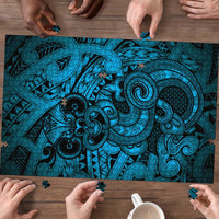 Aotearoa Maori Hei Tiki Puzzle Kikorangi Kowhaiwhai Puhoro Motif