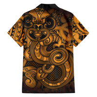 Aotearoa Maori Hei Tiki Family Matching Long Sleeve Bodycon Dress and Hawaiian Shirt Koura Kowhaiwhai Puhoro Motif LT9 - Polynesian Pride