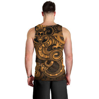 Aotearoa Maori Hei Tiki Men Tank Top Koura Kowhaiwhai Puhoro Motif LT9 - Polynesian Pride