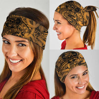 Aotearoa Maori Hei Tiki Neck Gaiter Koura Kowhaiwhai Puhoro Motif