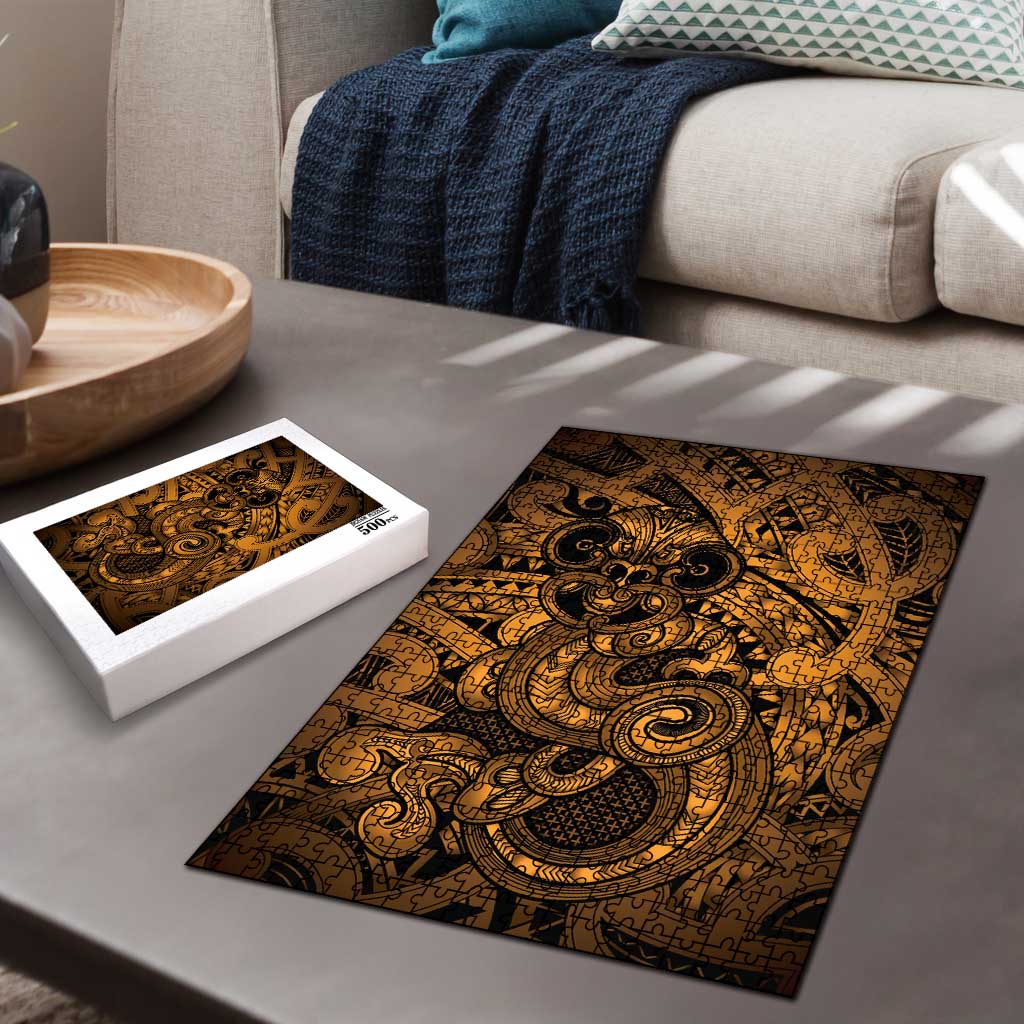 Aotearoa Maori Hei Tiki Puzzle Koura Kowhaiwhai Puhoro Motif