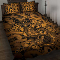 Aotearoa Maori Hei Tiki Quilt Bed Set Koura Kowhaiwhai Puhoro Motif