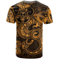 Aotearoa Maori Hei Tiki T Shirt Koura Kowhaiwhai Puhoro Motif