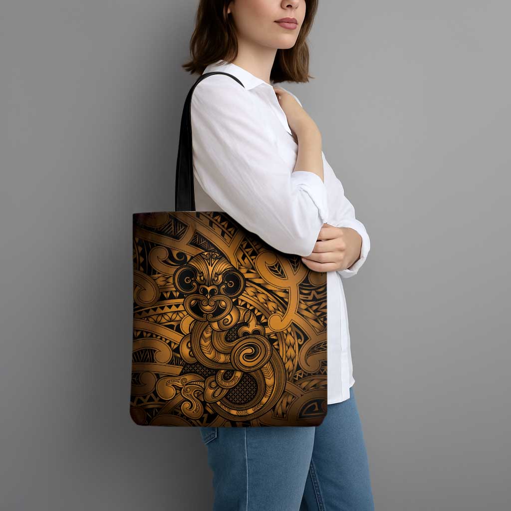 Aotearoa Maori Hei Tiki Tote Bag Koura Kowhaiwhai Puhoro Motif LT9 - Polynesian Pride