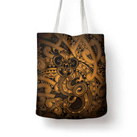 Aotearoa Maori Hei Tiki Tote Bag Koura Kowhaiwhai Puhoro Motif LT9 - Polynesian Pride