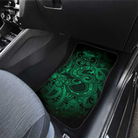 Aotearoa Maori Hei Tiki Car Mats Kakariki Kowhaiwhai Puhoro Motif