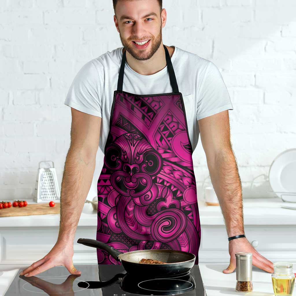 Aotearoa Maori Hei Tiki Apron Mawhero Kowhaiwhai Puhoro Motif