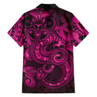 Aotearoa Maori Hei Tiki Family Matching Summer Maxi Dress and Hawaiian Shirt Mawhero Kowhaiwhai Puhoro Motif LT9 - Polynesian Pride