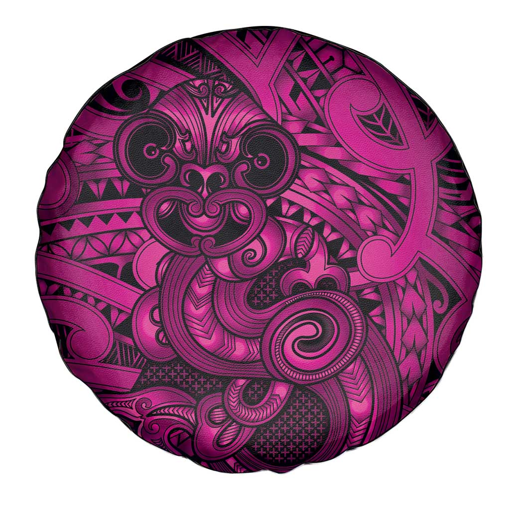 Aotearoa Maori Hei Tiki Spare Tire Cover Mawhero Kowhaiwhai Puhoro Motif LT9 - Polynesian Pride