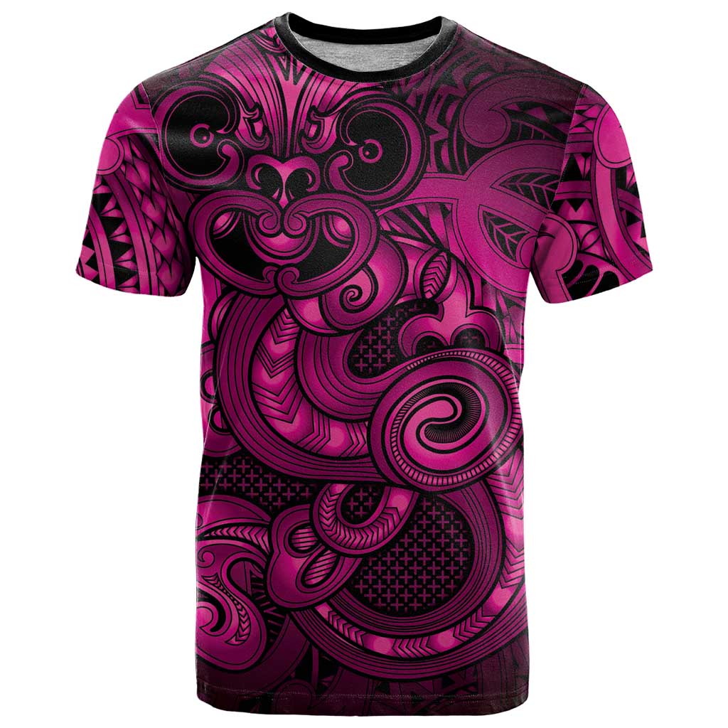 Aotearoa Maori Hei Tiki T Shirt Mawhero Kowhaiwhai Puhoro Motif