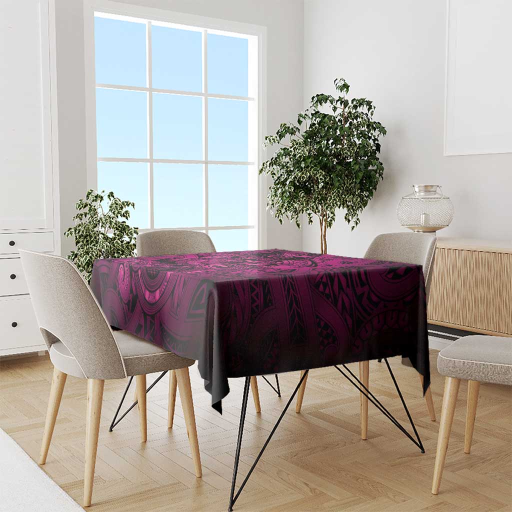 Aotearoa Maori Hei Tiki Tablecloth Mawhero Kowhaiwhai Puhoro Motif
