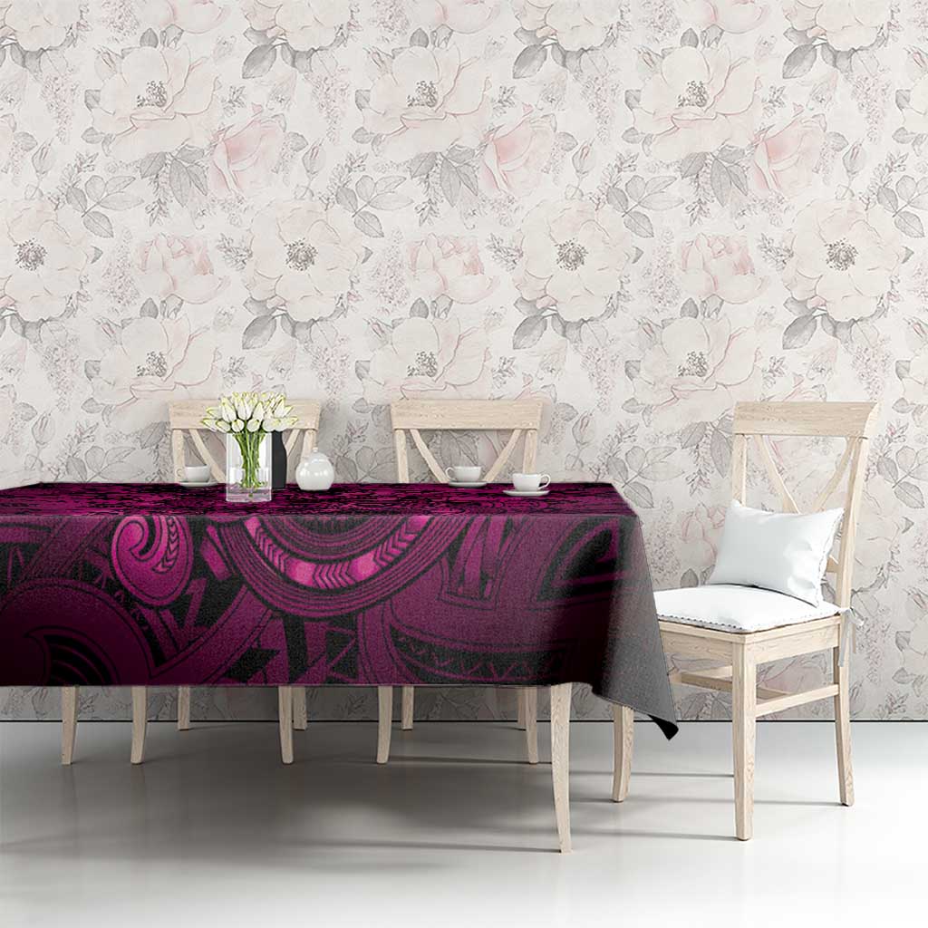 Aotearoa Maori Hei Tiki Tablecloth Mawhero Kowhaiwhai Puhoro Motif