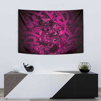 Aotearoa Maori Hei Tiki Tapestry Mawhero Kowhaiwhai Puhoro Motif