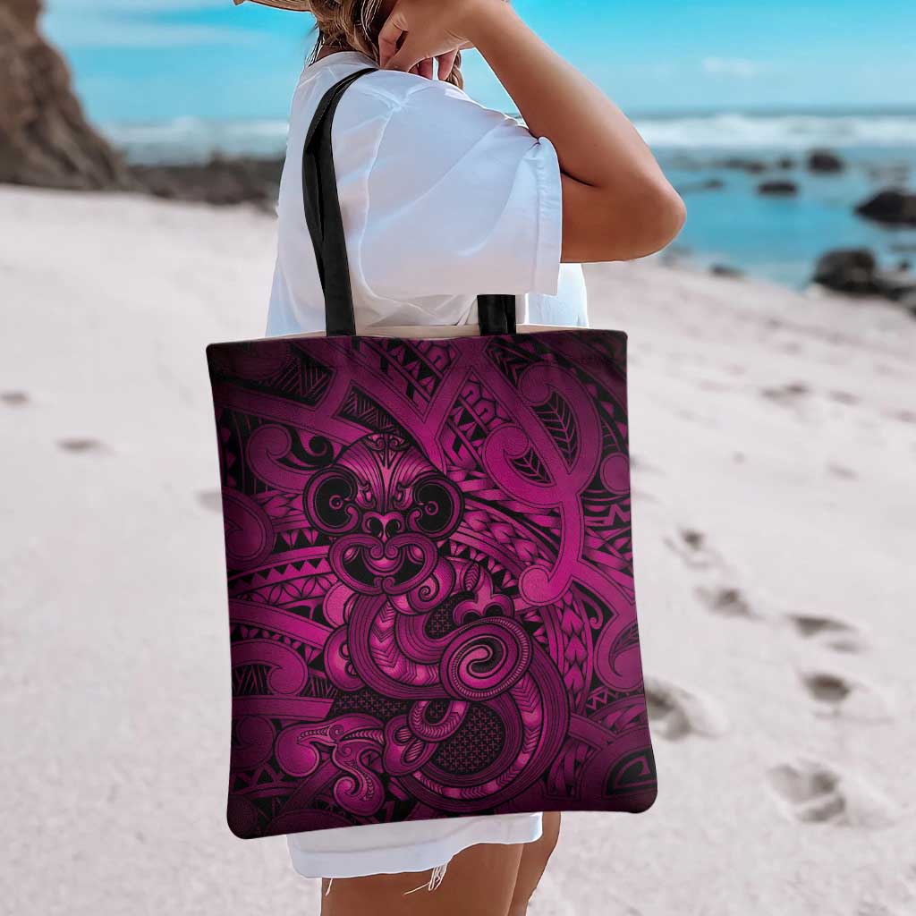 Aotearoa Maori Hei Tiki Tote Bag Mawhero Kowhaiwhai Puhoro Motif LT9 - Polynesian Pride