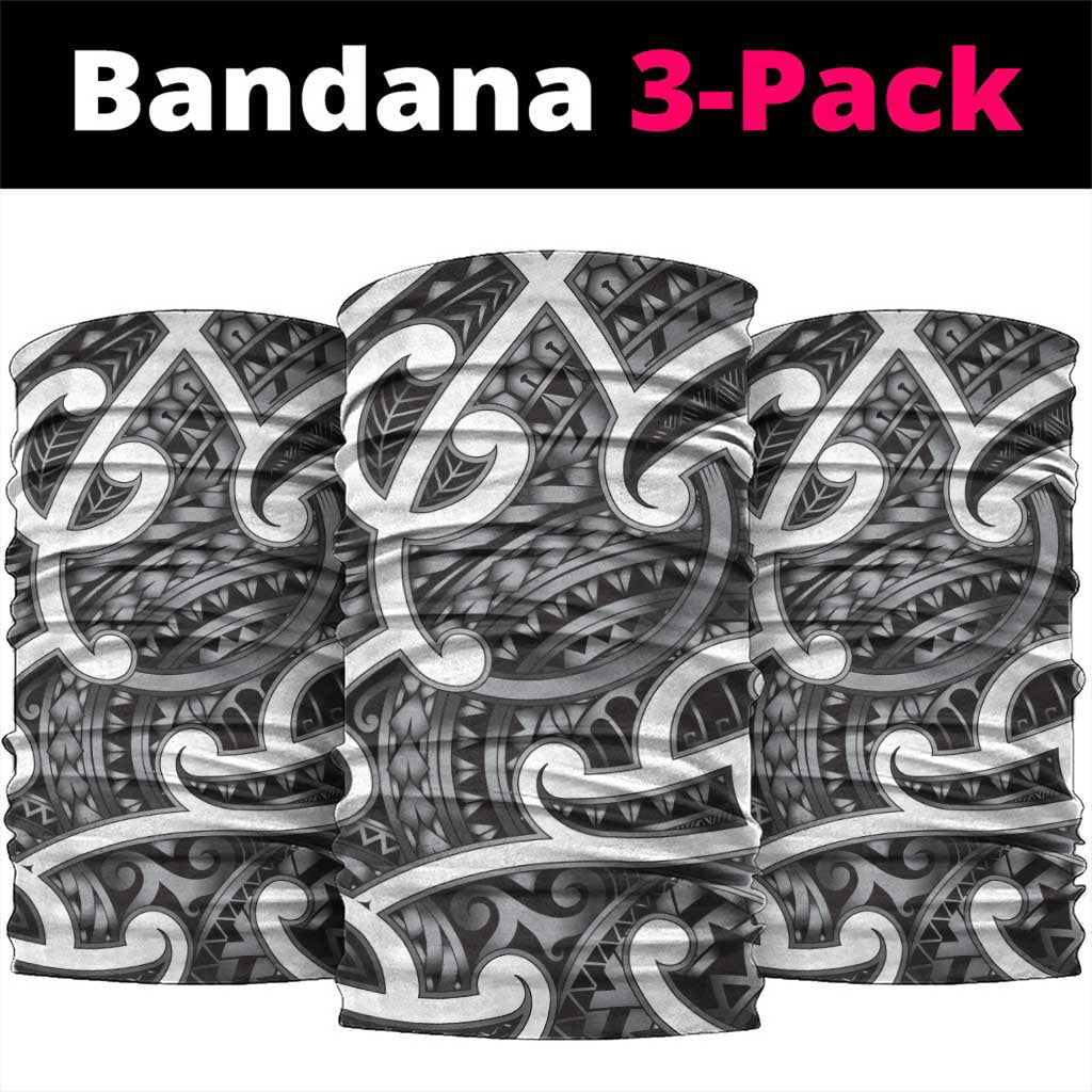 Aotearoa Maori Kowhaiwhai Neck Gaiter Kiwikiwi Puhoro and Patiki