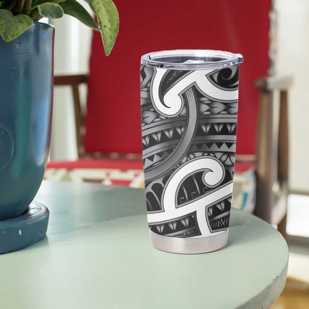 Aotearoa Maori Kowhaiwhai Tumbler Cup Kiwikiwi Puhoro and Patiki