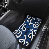Aotearoa Maori Kowhaiwhai Car Mats Kikorangi Puhoro and Patiki