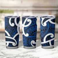 Aotearoa Maori Kowhaiwhai Tumbler Cup Kikorangi Puhoro and Patiki