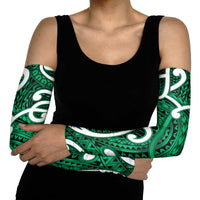 Aotearoa Maori Kowhaiwhai Arm Sleeves Kakariki Puhoro and Patiki