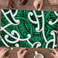 Aotearoa Maori Kowhaiwhai Puzzle Kakariki Puhoro and Patiki