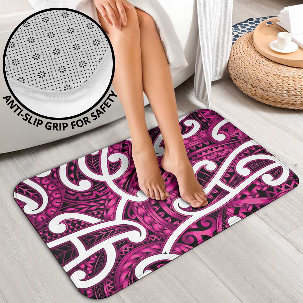 Aotearoa Maori Kowhaiwhai Bathroom Set Mawhero Puhoro and Patiki