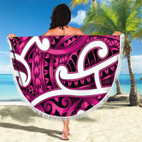 Aotearoa Maori Kowhaiwhai Beach Blanket Mawhero Puhoro and Patiki