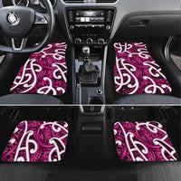 Aotearoa Maori Kowhaiwhai Car Mats Mawhero Puhoro and Patiki