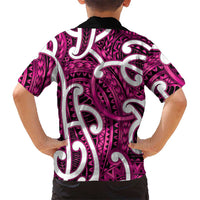 Aotearoa Maori Kowhaiwhai Family Matching Mermaid Dress and Hawaiian Shirt Mawhero Puhoro and Patiki LT9 - Polynesian Pride
