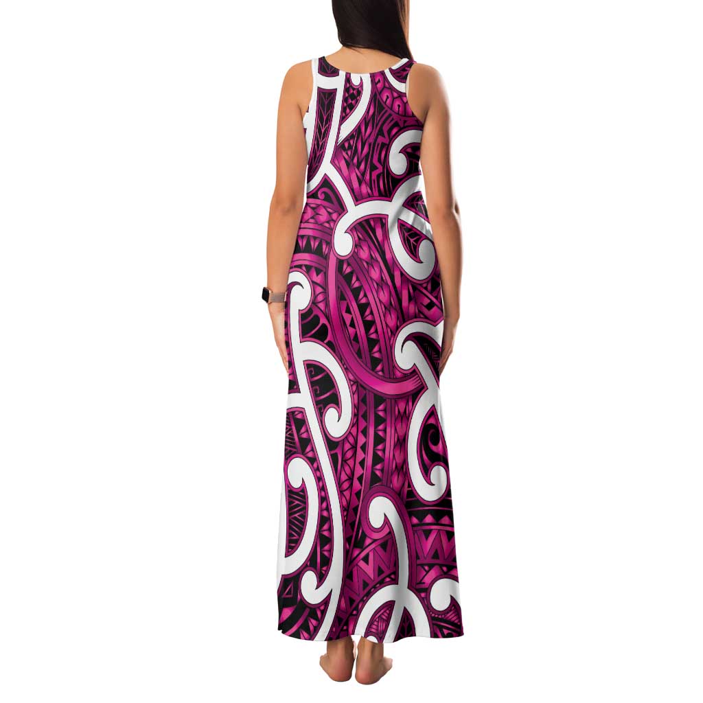 Aotearoa Maori Kowhaiwhai Family Matching Tank Maxi Dress and Hawaiian Shirt Mawhero Puhoro and Patiki LT9 - Polynesian Pride