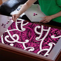 Aotearoa Maori Kowhaiwhai Puzzle Mawhero Puhoro and Patiki
