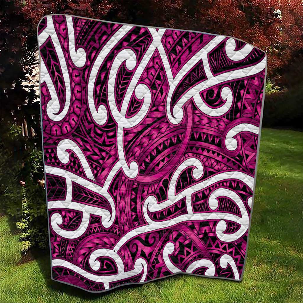 Aotearoa Maori Kowhaiwhai Quilt Mawhero Puhoro and Patiki