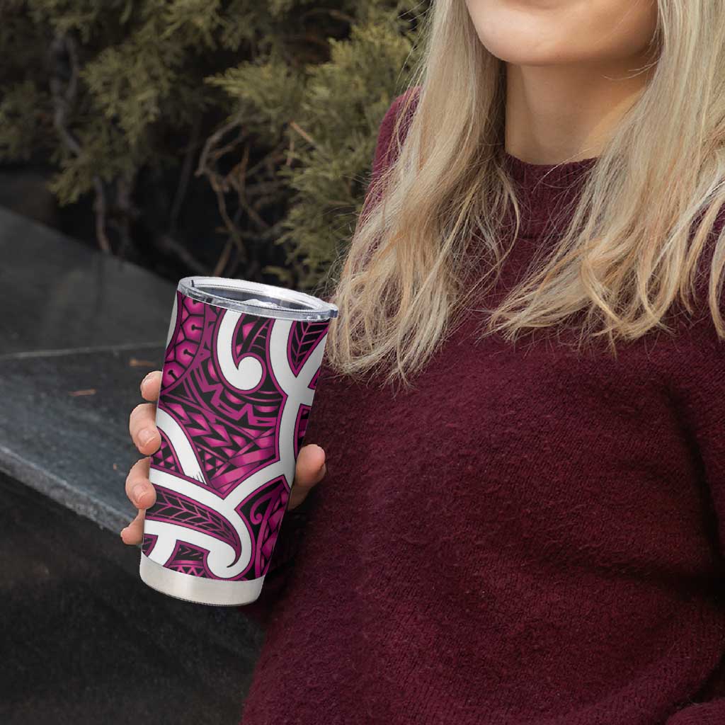 Aotearoa Maori Kowhaiwhai Tumbler Cup Mawhero Puhoro and Patiki