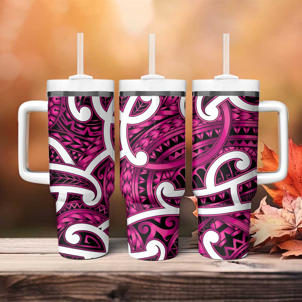 Aotearoa Maori Kowhaiwhai Tumbler With Handle Mawhero Puhoro and Patiki