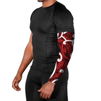 Aotearoa Maori Kowhaiwhai Arm Sleeves Whero Puhoro and Patiki